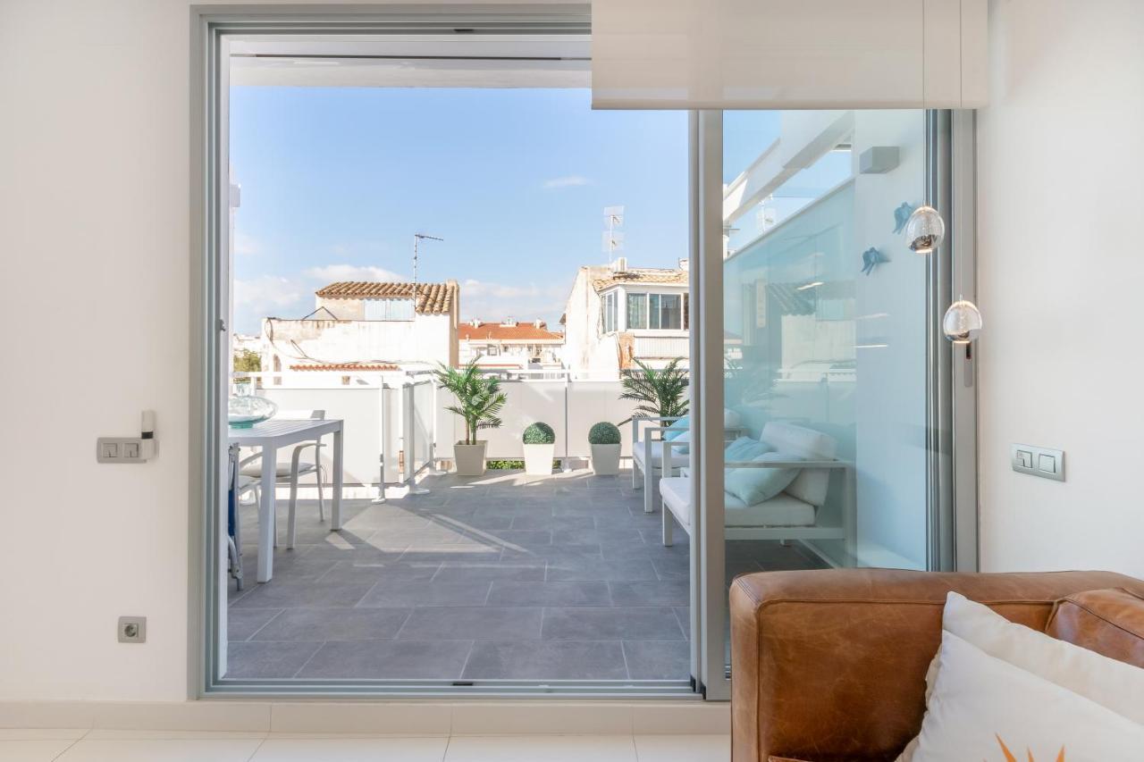 Beach Penthouse Sitges Rentals Extérieur photo