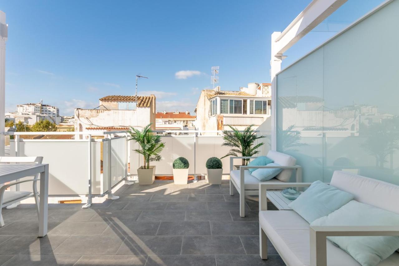 Beach Penthouse Sitges Rentals Extérieur photo