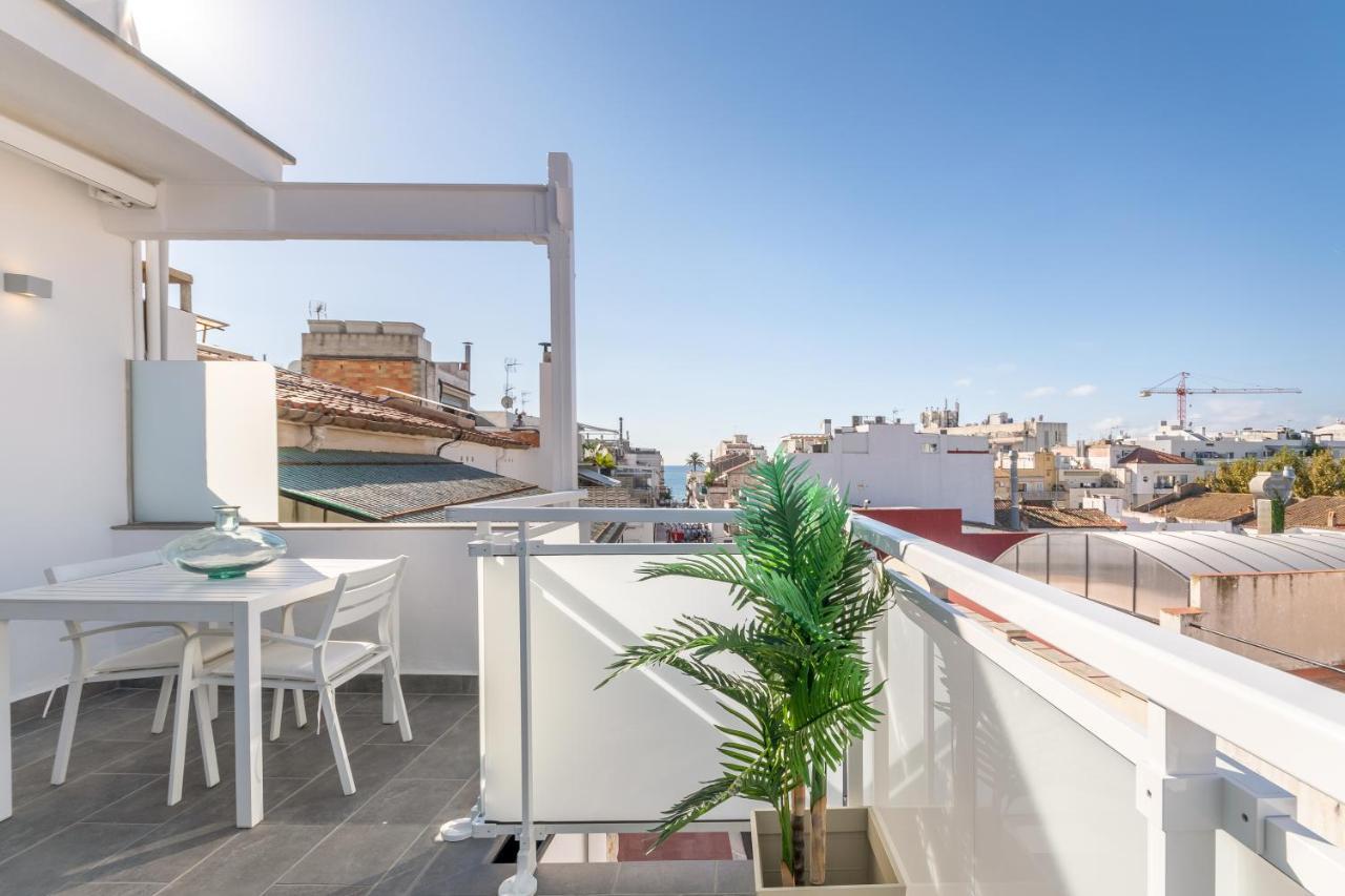 Beach Penthouse Sitges Rentals Extérieur photo
